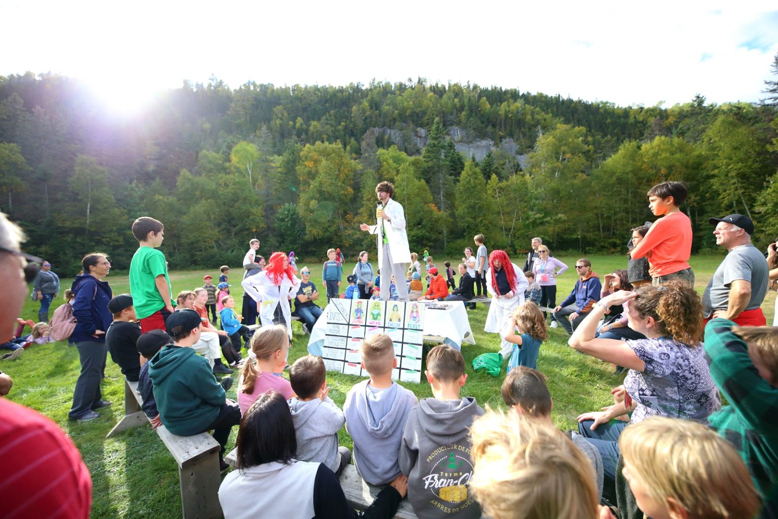 Groupe au camp
